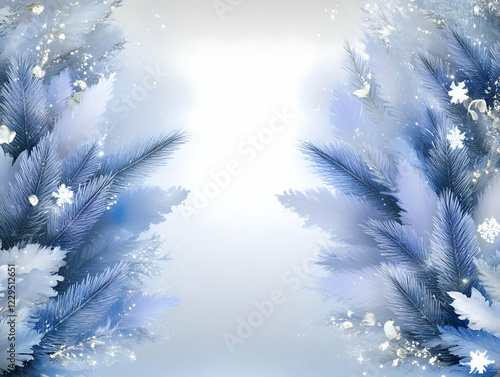 Abstract Winter Background ...