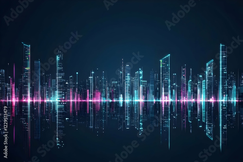 Futuristic City Skyline Ref...
