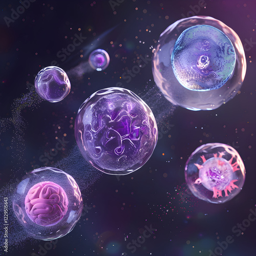 Detailed Pictorial Representation of the Stages of Oocyte Development photo