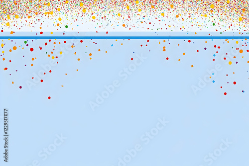 Colorful Confetti Raining D...