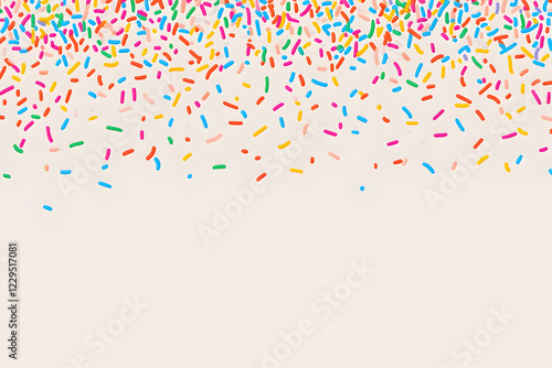 Colorful Sprinkles Falling ...