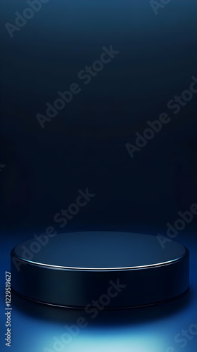 3D Illustration of a Dark B...