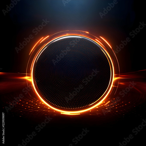 Abstract Background with Gl...