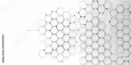 Abstract Hexagonal Structur...