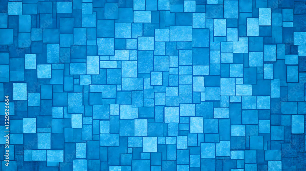 Abstract Blue Rectangular Pattern Forms a Textured Background Design for Modern Projects. Abstract Blue Rectangular Pattern Forms a Textured Background Design for Modern Projects.