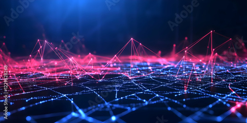 Abstract 3D Network Visuali...