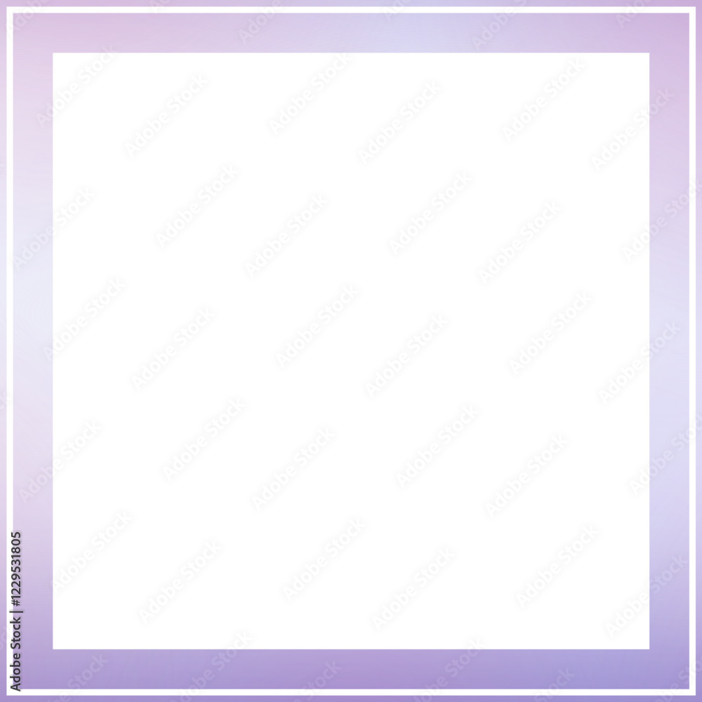 Empty blank modern frame for social media content or announcement. Square design blank business style border in blue purple pink. Empty blank modern frame for social media content or announcement. Square design blank business style border in blue purple pink.