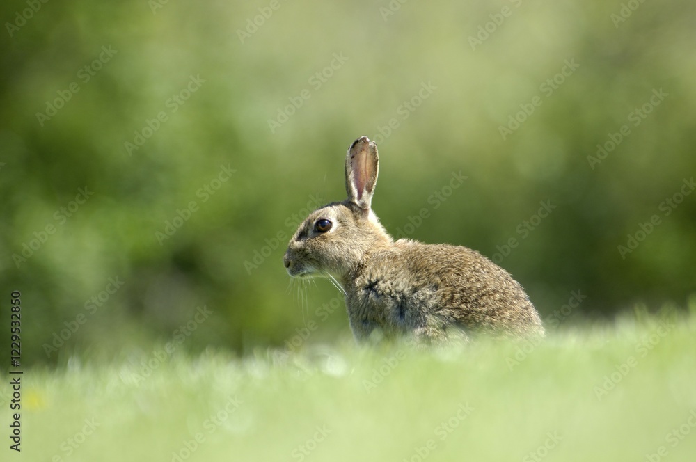 Fototapeta premium Rabbit Oryctolagus cuniculus sued-west England