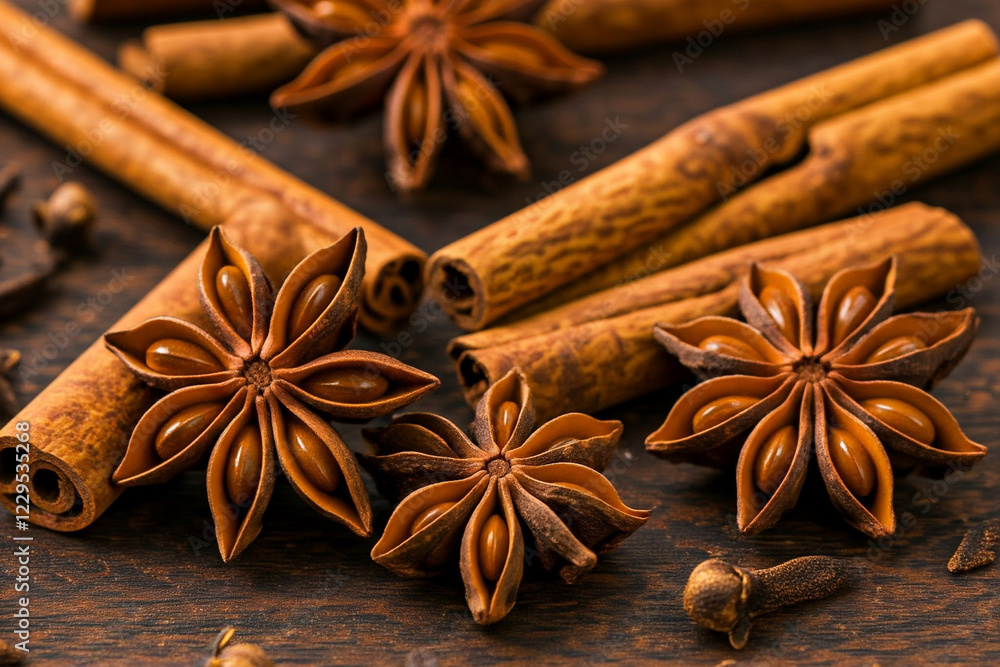 star anise and cinnamon star anise and cinnamon