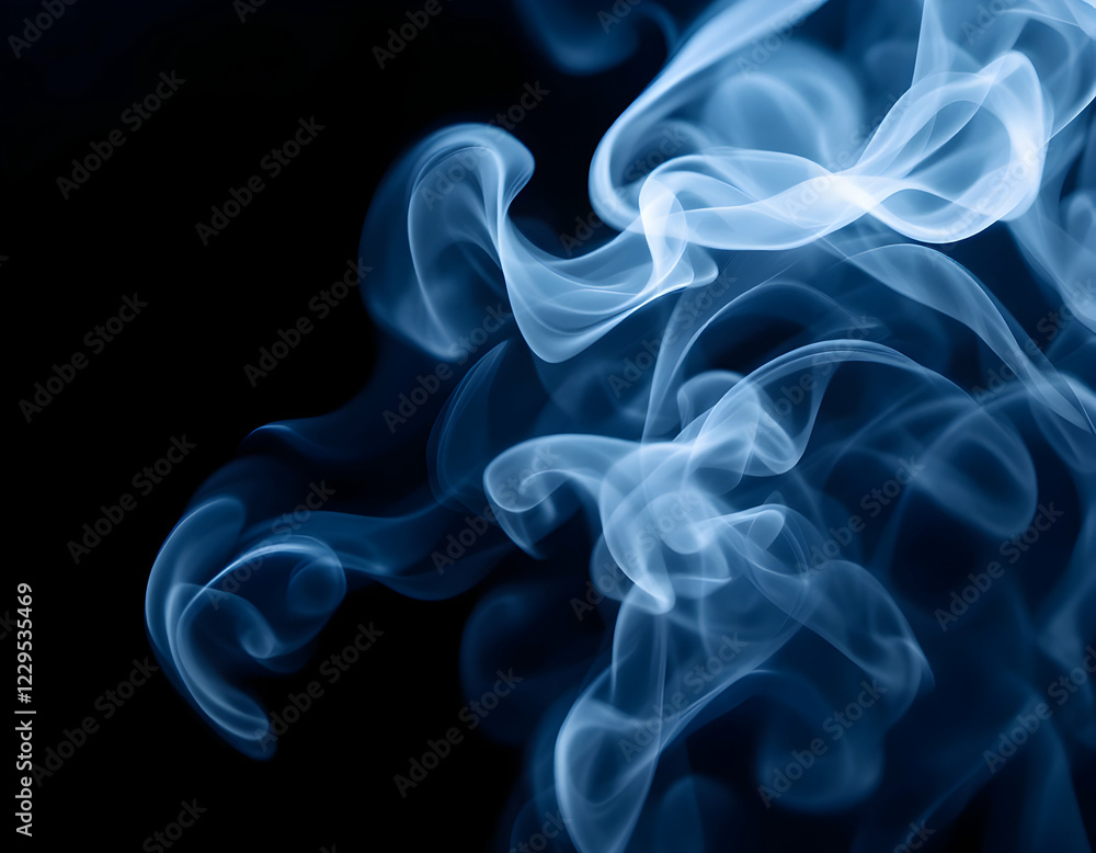 Rotation of Smoke Veils Under Lights on Black Background. This captures the elegant rotation of smoke veils under soft lighting against a black background. The swirling smoke forms intricate patterns Rotation of Smoke Veils Under Lights on Black Background. This captures the elegant rotation of smoke veils under soft lighting against a black background. The swirling smoke forms intricate patterns