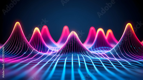 Abstract 3D landscape forms...