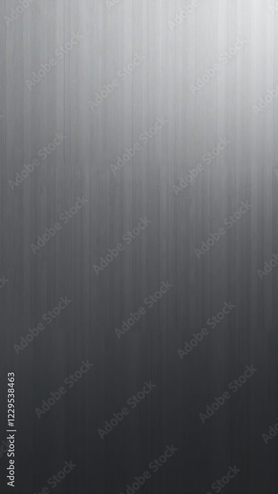 Fototapeta premium Sleek metallic surface transitions from light to dark in an artistic gradient play