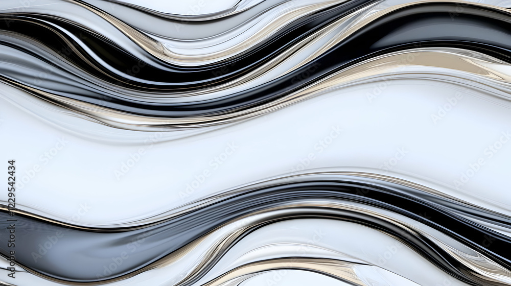 Abstract Background Forms Flowing Lines and Curves in Black, White, and Gray Tones Abstract Background Forms Flowing Lines and Curves in Black, White, and Gray Tones