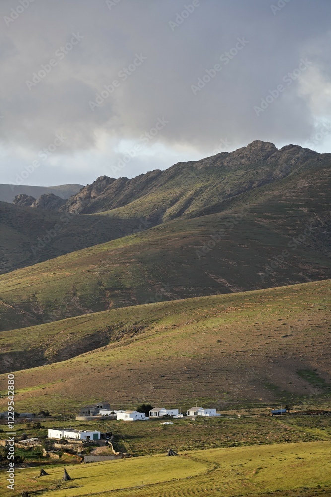 Fototapeta premium Toto village near Pajara , Fuerteventura , Canary Islands