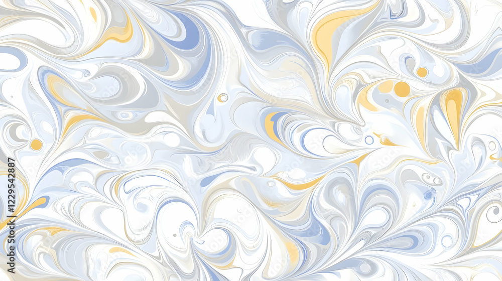 Abstract Swirls of Blue, Gray, and Gold Blend Seamlessly in a Marble Effect Background Design Abstract Swirls of Blue, Gray, and Gold Blend Seamlessly in a Marble Effect Background Design