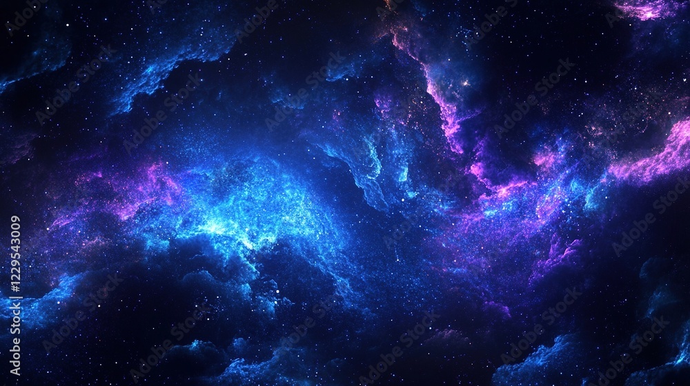 Obraz premium Colorful nebulae with space dust and starlight.