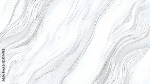 Abstract White Marble Textu...