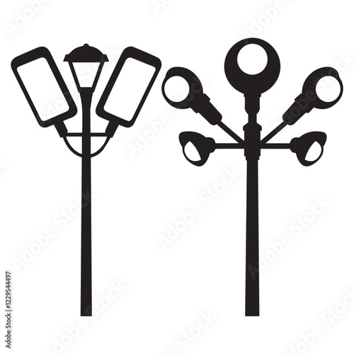 Traffic light icon vector