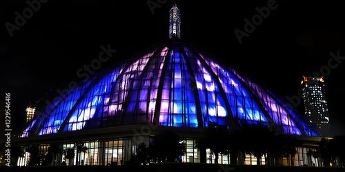 Grand Building Illuminated ...