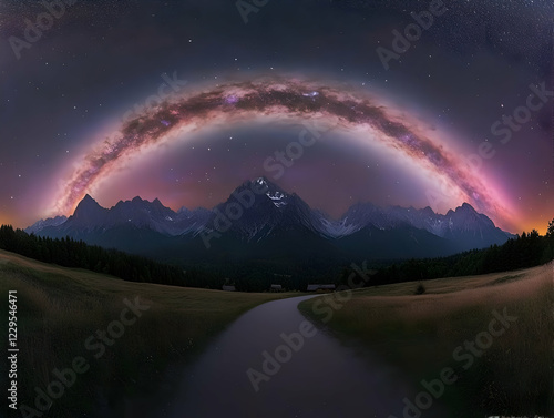 Milky Way Arches Over Majes...