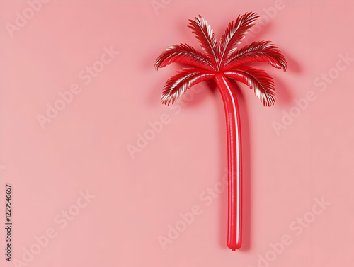 Red Inflatable Palm Tree St...