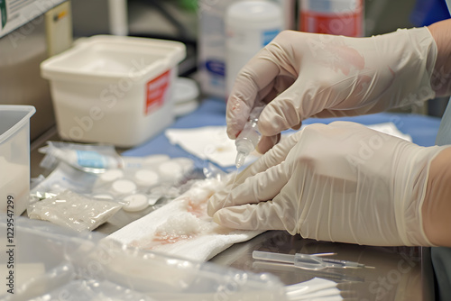 Detailed Demonstration of Proper Oozing Wound Care and Management Techniques