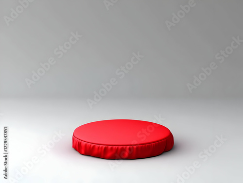 Red Round Platform Stands o...