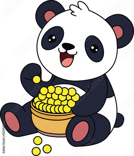 Baby Panda Clipart photo