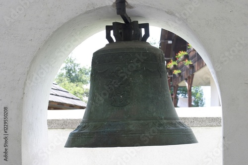 Church bell in Stara Fuzina -Triglav National Park - Slovenia photo