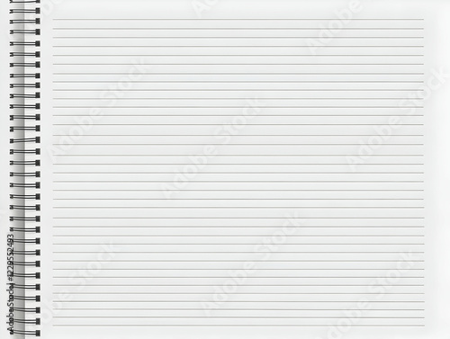 Blank Lined Spiral Notebook...