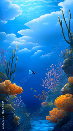 Vibrant Coral Reef Ecosyste...
