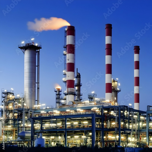 Industrial Plant Illuminate...