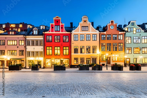 Colorful Buildings illumina...