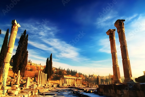 Ancient Ruins Stand Majesti...