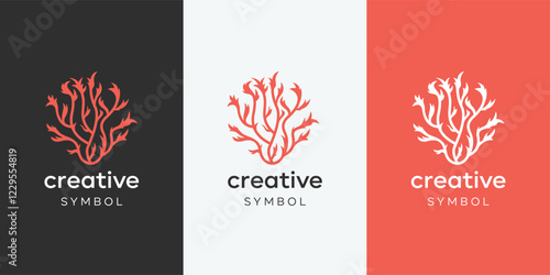 Seaweed logo design 