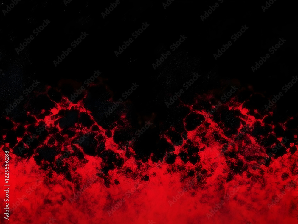 Abstract Red and Black Background Creates Dramatic Contrast and Depth with Intense Colors Abstract Red and Black Background Creates Dramatic Contrast and Depth with Intense Colors