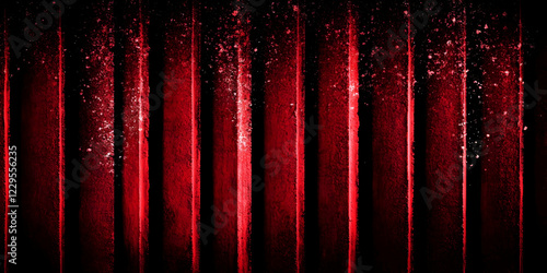 Red Vertical Lines Abstract...