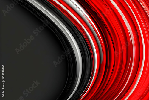 Abstract Red, White, and Bl...