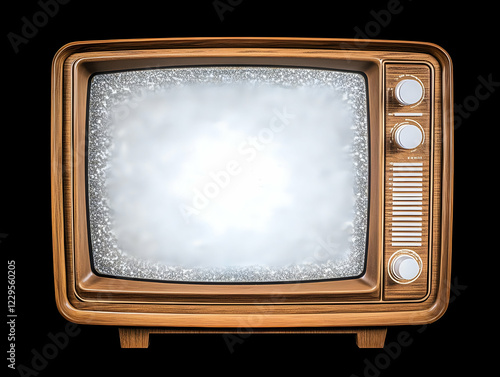 Vintage Wooden Television D...