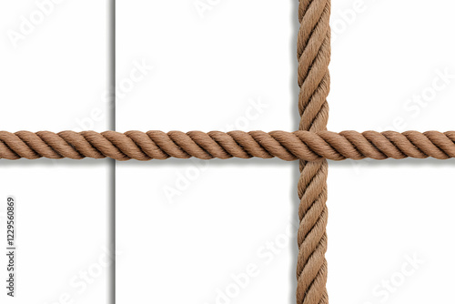 Thick Brown Rope Creates a ...