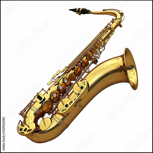 Shiny Gold Saxophone Rests ...