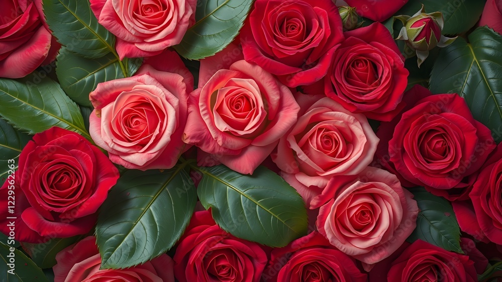 Naklejka premium bunch of roses