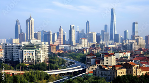 Modern Metropolis Skyline C...