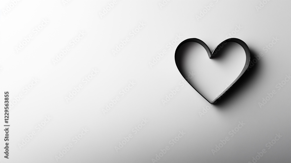 black heart outline on white background, black heart outline on white background,