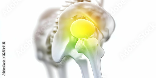 3D Illustration of a Hip Jo...