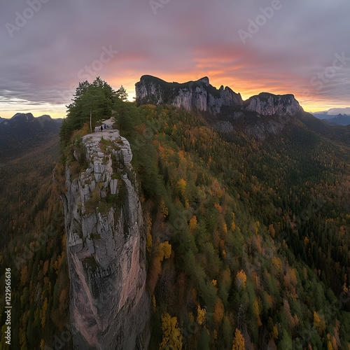 Majestic Cliff Overlooking ...