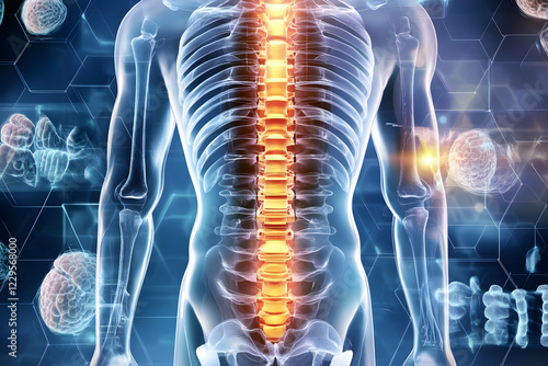 3D Illustration Shows Human...