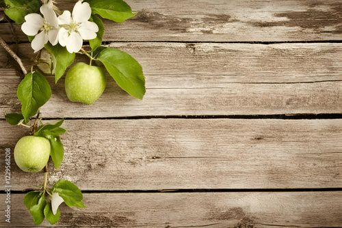 Green Apples and Blossoms D...