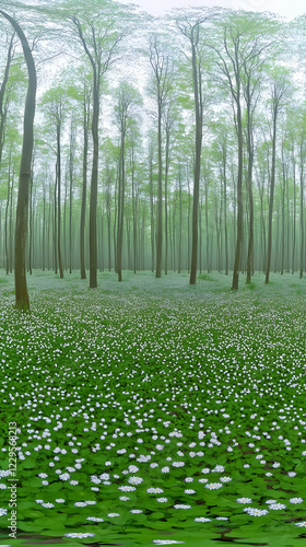 Misty Forest Flourishes wit...