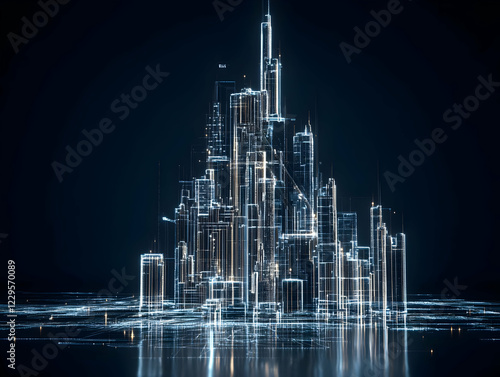 Futuristic Cityscape Illust...